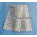 Disponsable medical surgical rubber goods paper pouches